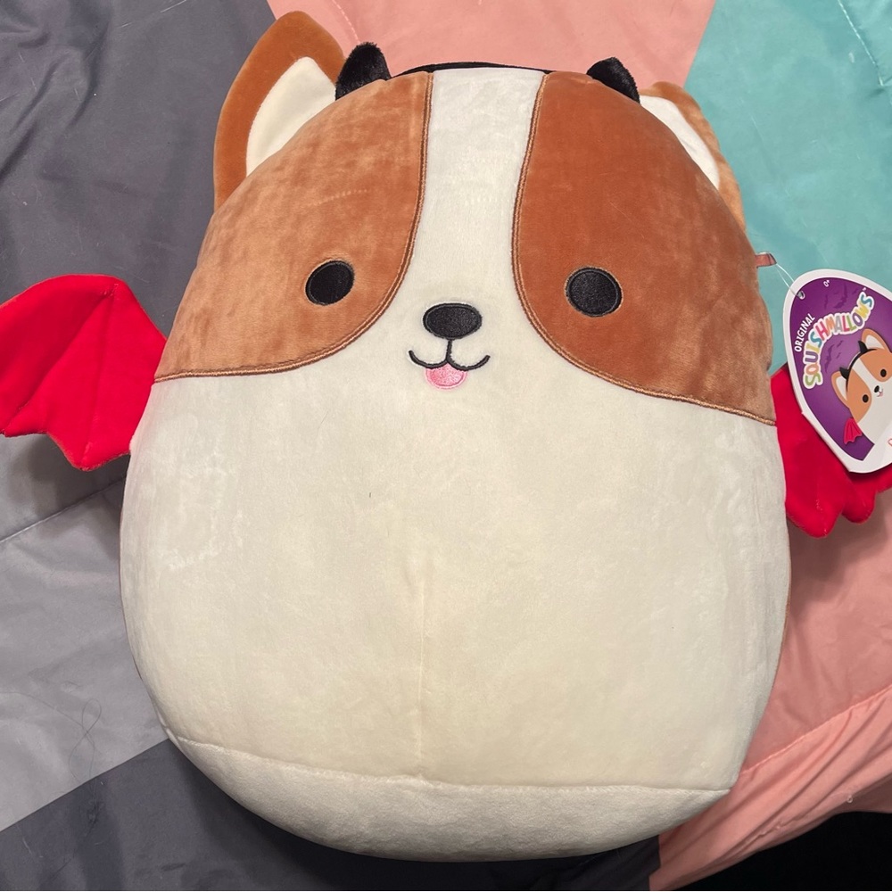 Halloween Squishmallow Devil Dog